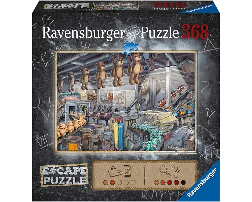 Erwachsenenpuzzle 368 Teile - In der Spielzeugfabrik