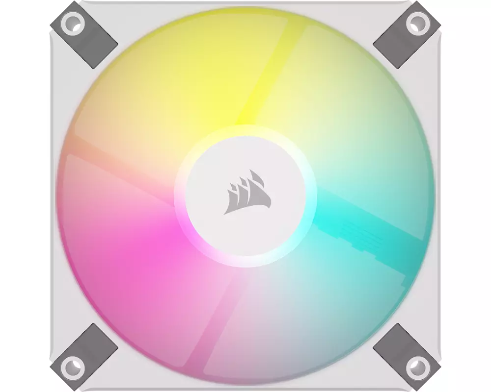 "AF SLIM Series, AF120 RGB SLIM WHITE, Dual Pack"