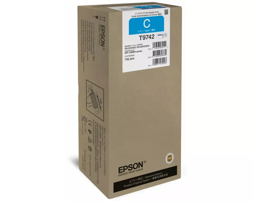 EPSON Ink tank Cyan XXL 84,000 pages WF-C869R