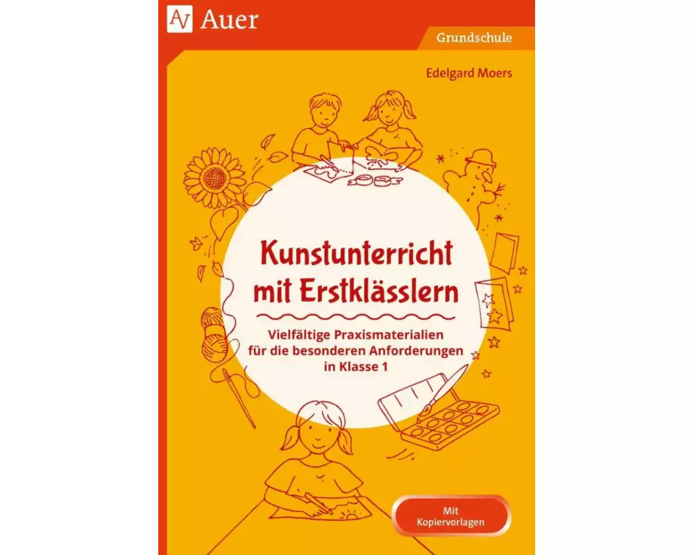 Kunstunterricht mit Erstklässlern