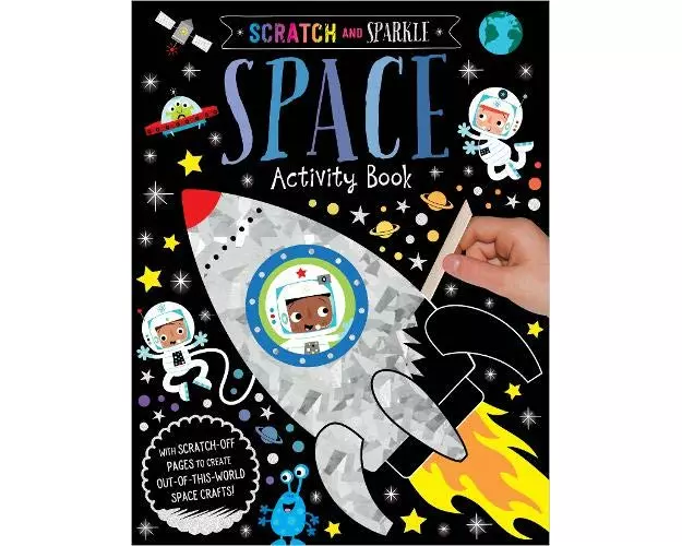 Scratch and Sparkle Space Activity Book