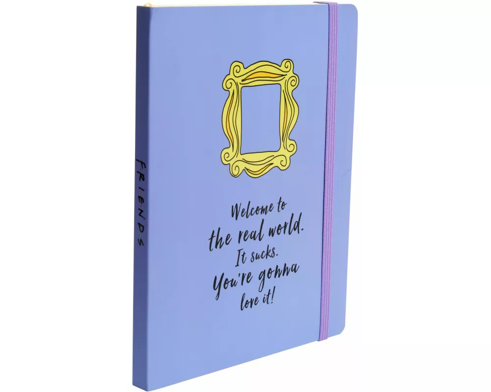 Friends: Yellow Frame Softcover Notebook