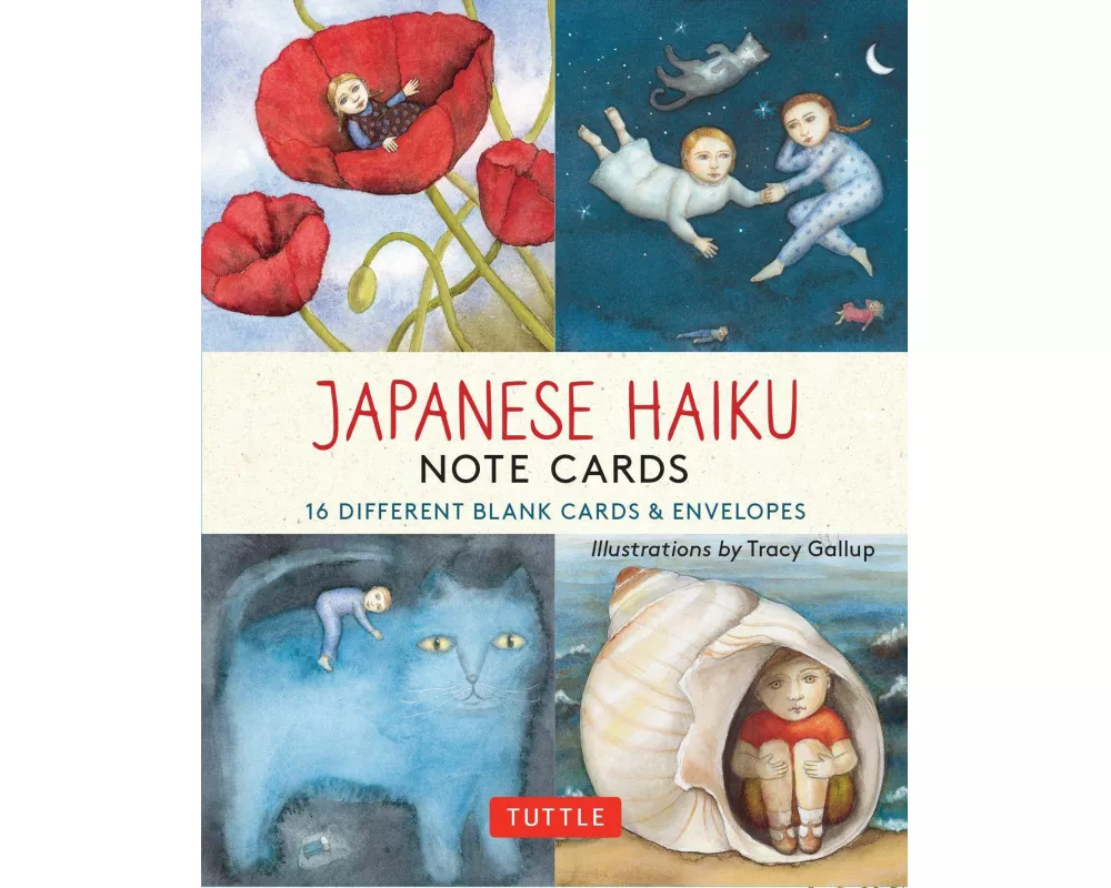 Japanese Haiku,16 Note Cards