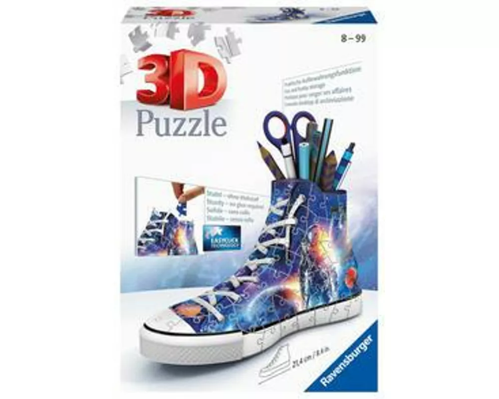 3D Puzzle Sneaker Astronauten im Weltall