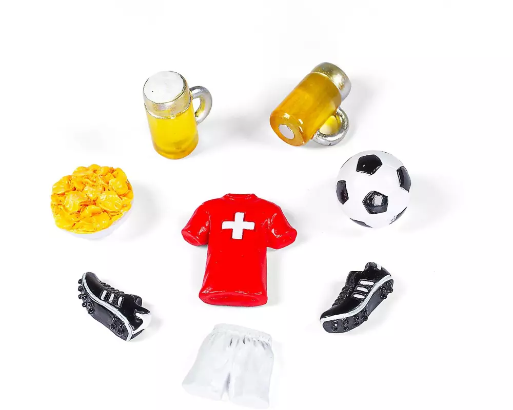 Trendform Haftmagnet Hopp Schwiiz, 8er Set, Multicolor