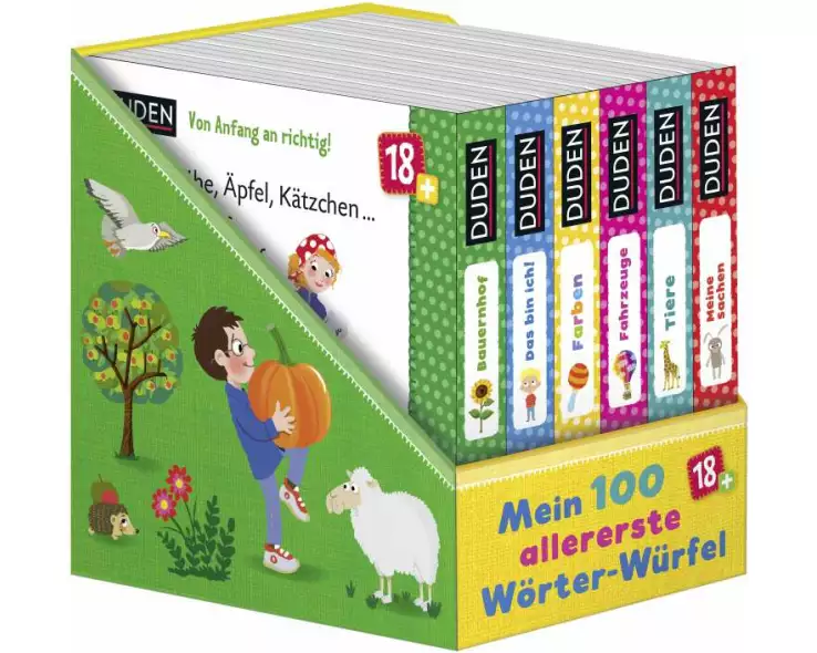 Duden 18+: 100 allererste Wörter-Würfel