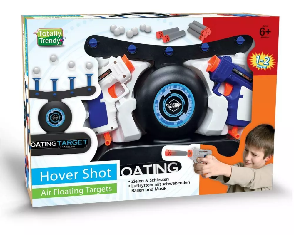 Totally Familienspiel Trendy Hover Shot mit 2 Pistolen