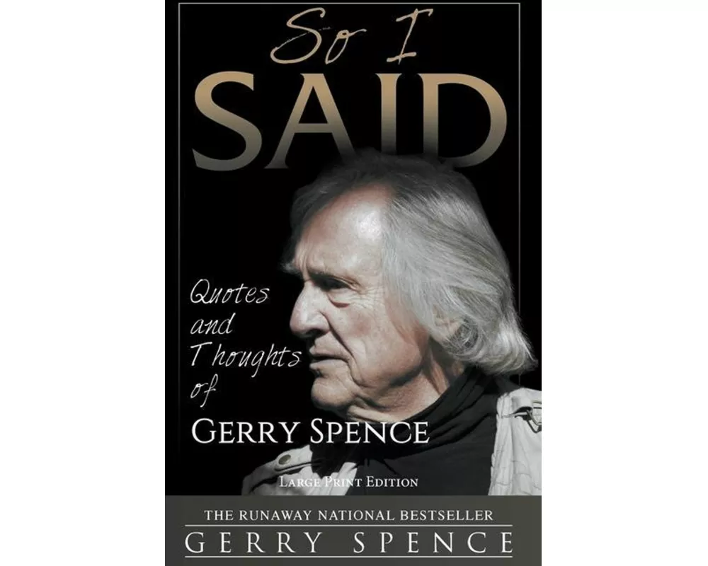 So I Said (LARGE PRINT)