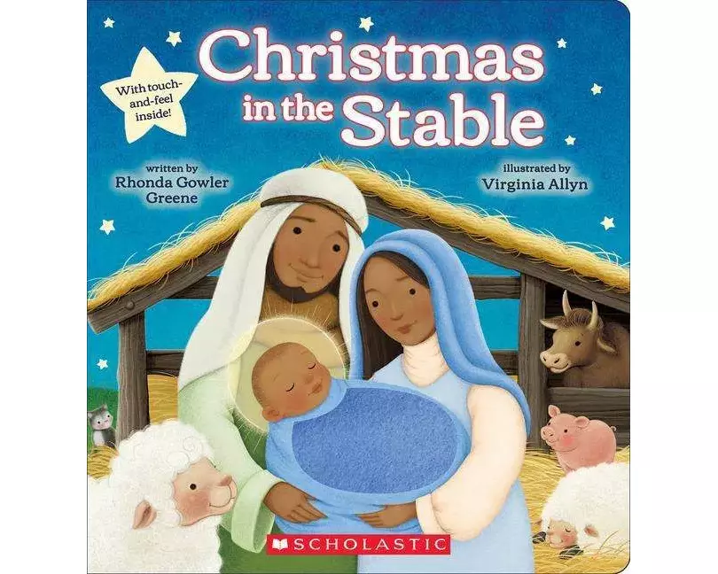 Christmas in the Stable (Touch-And-Feel Board Book)