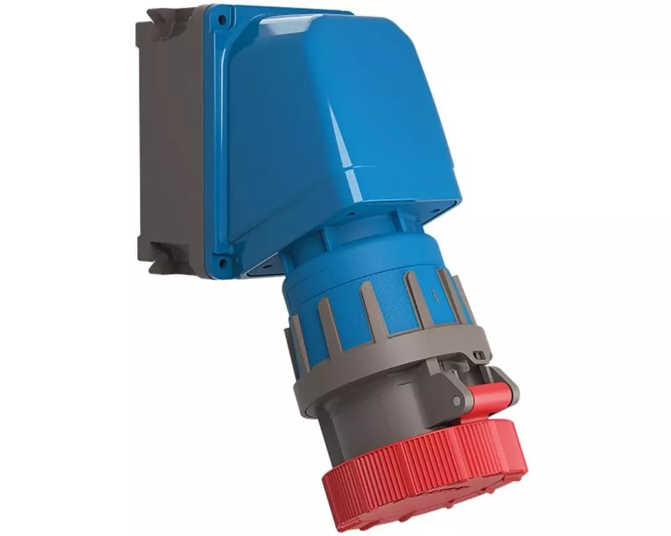 STEFFEN CEE Rotor 65° Wand-Steckdose 3LNPE 16/5 400 V 6h