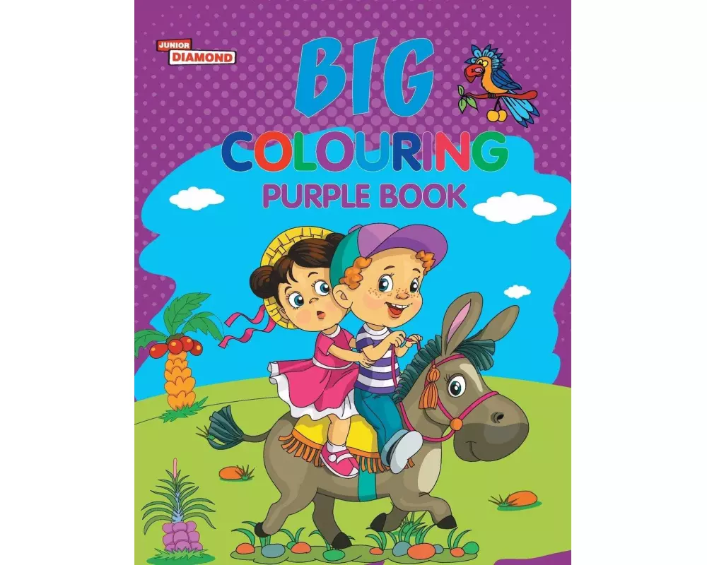 Big Colouring Purple Book for 5 to 9 years Old Kids| Fun Activity and Colouring Book for Children