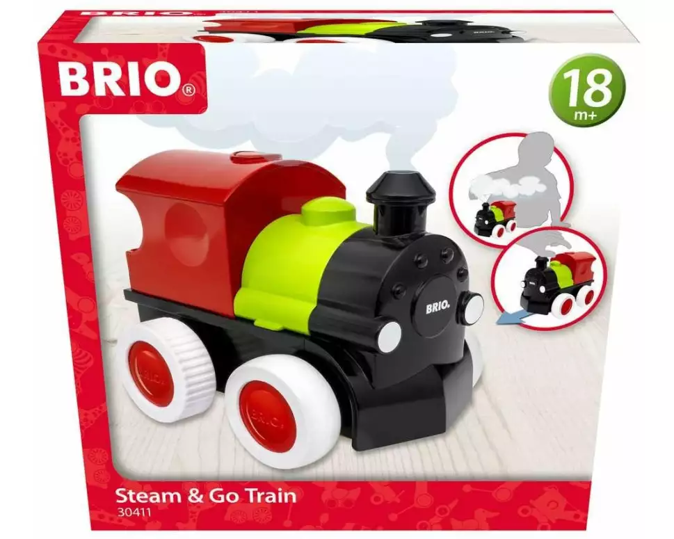 BRIO Eisenbahn Steam & Go Train