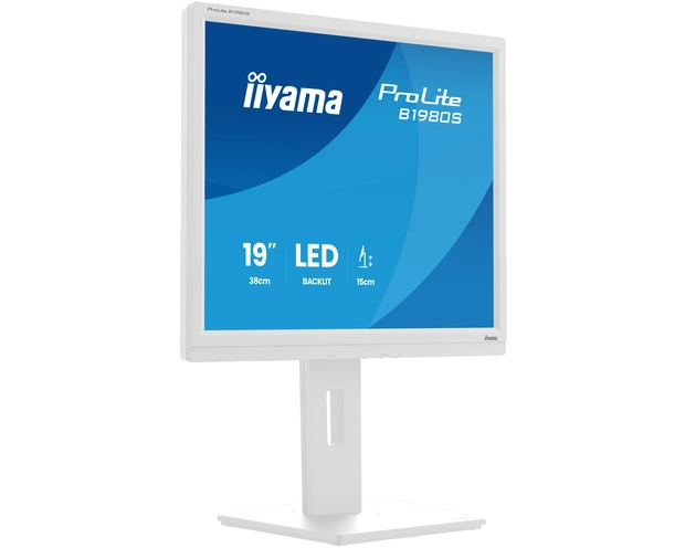 iiyama ProLite B1980S-W1 PC Flachbildschirm 48,3 cm (19") 1280 x 1024 Pixel SVGA LED Weiß
