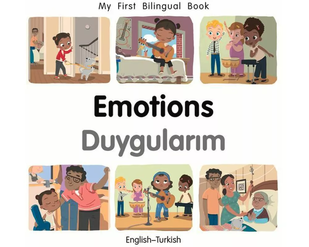 My First Bilingual Book-Emotions (English-Turkish)