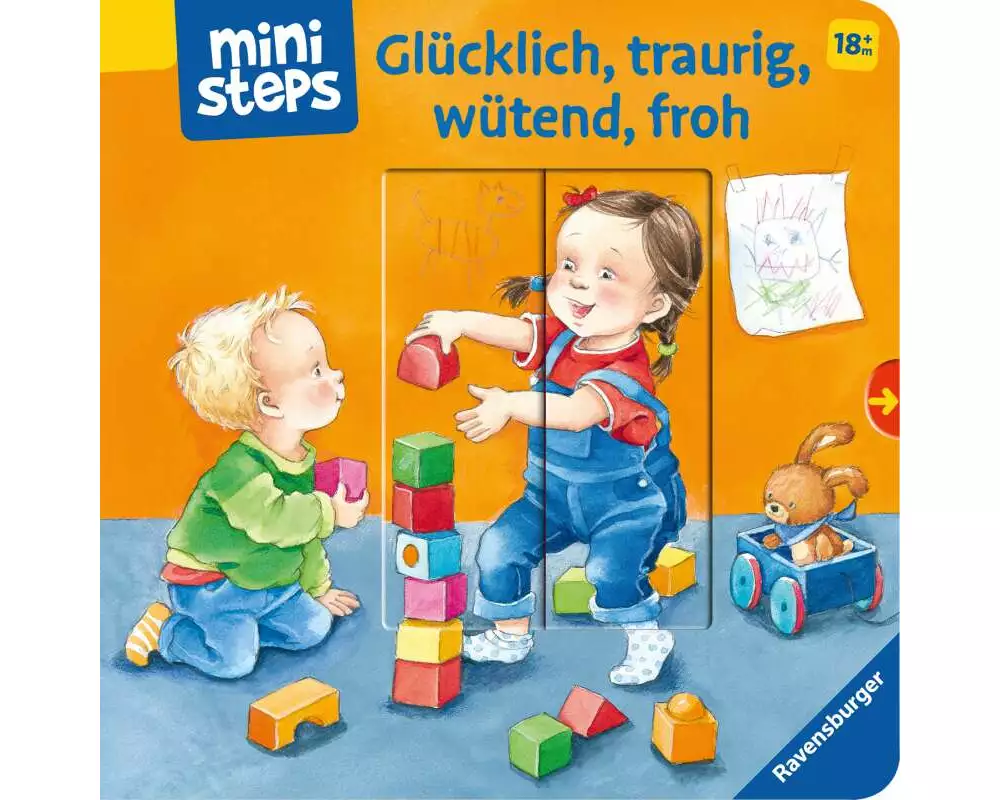ministeps: Glücklich, traurig, wütend, froh