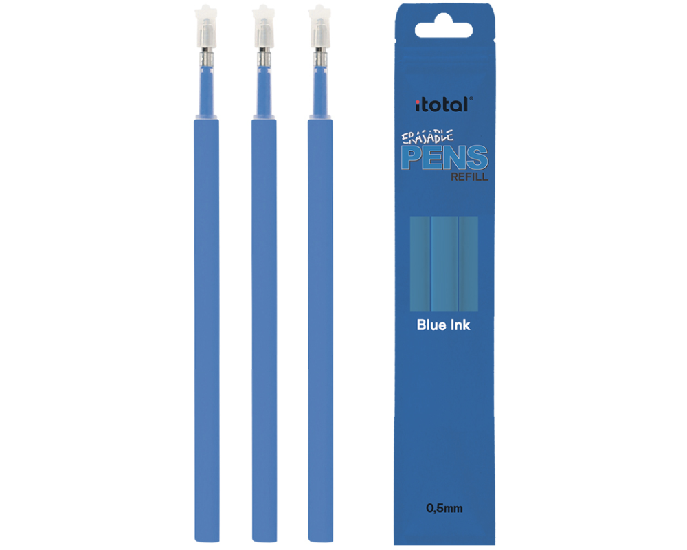 ROOST Ersatzminen XL2303 löschbar, blau 3 Stück