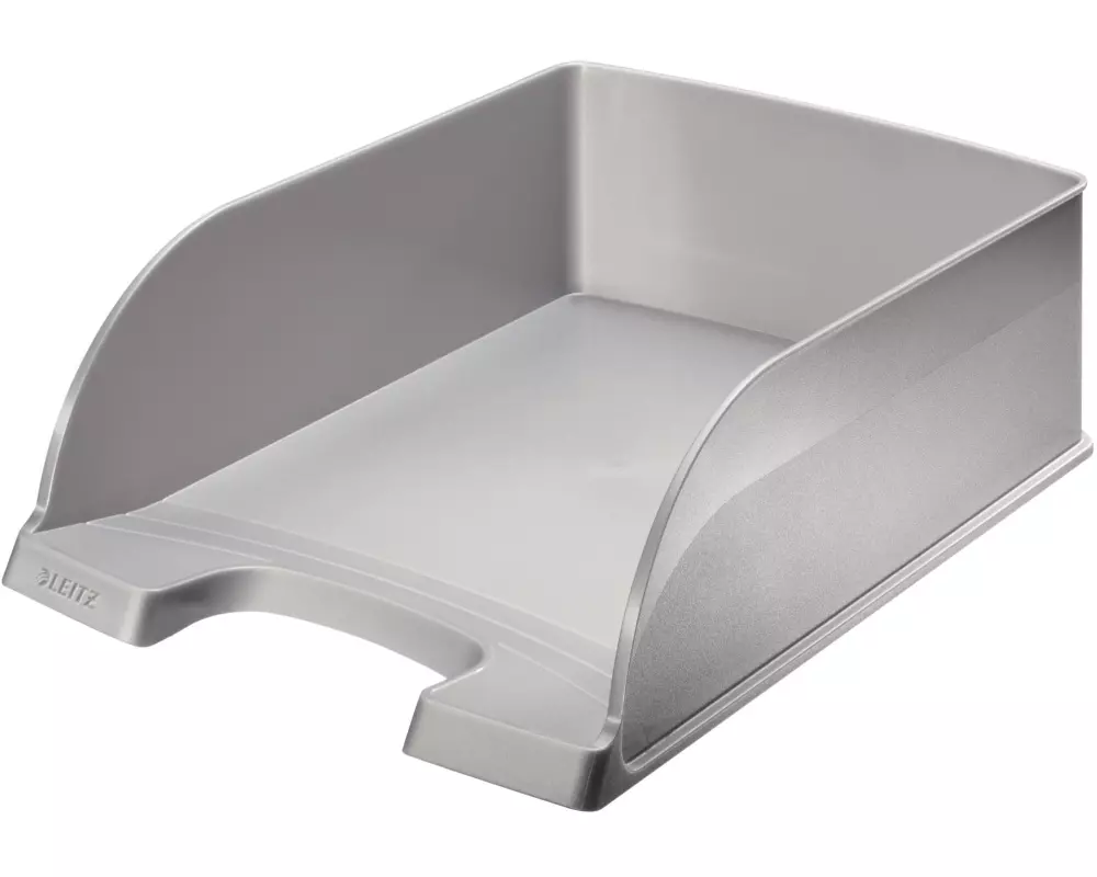 Leitz Ablagekorb Plus Jumbo Silber