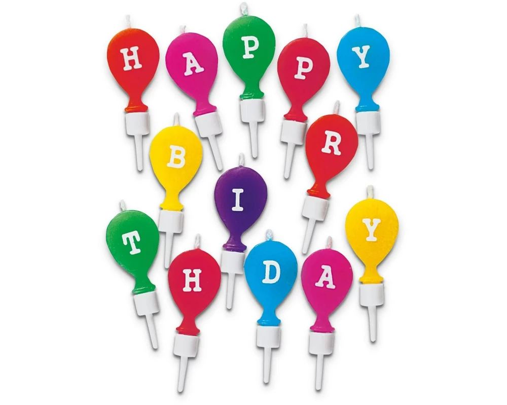 Städter Kerze Happy Birthday 13 Stück