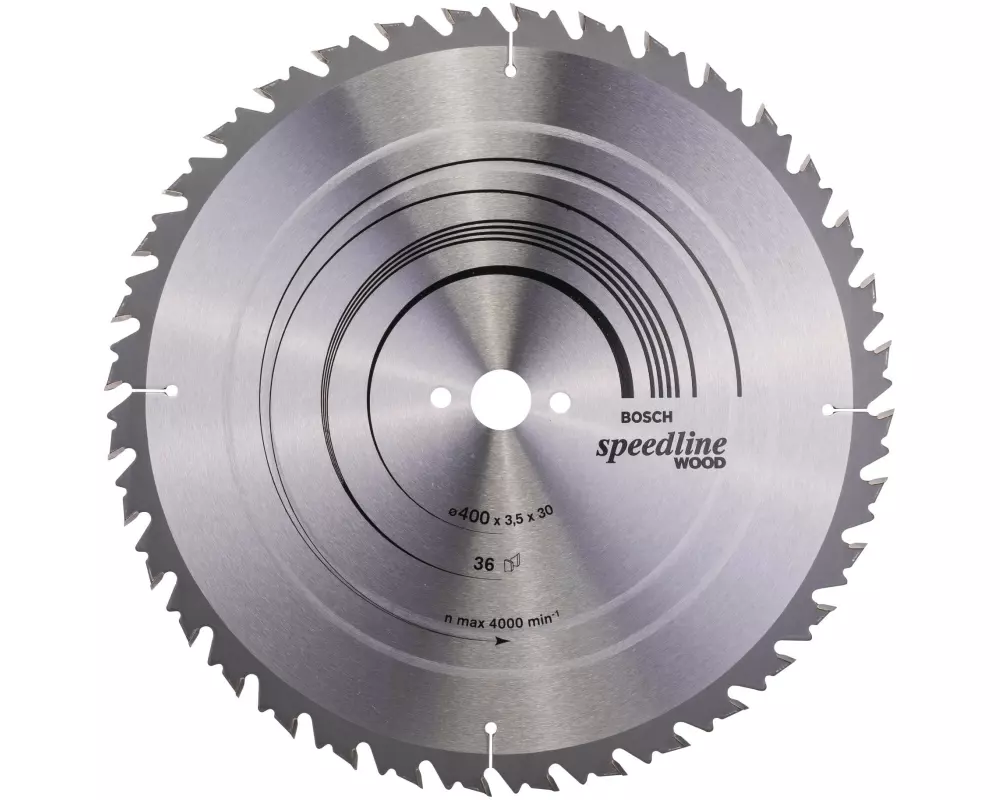 Bosch Professional Kreissägeblatt Speedline Wood, 400 x 30 x 3.5 mm, Z 36