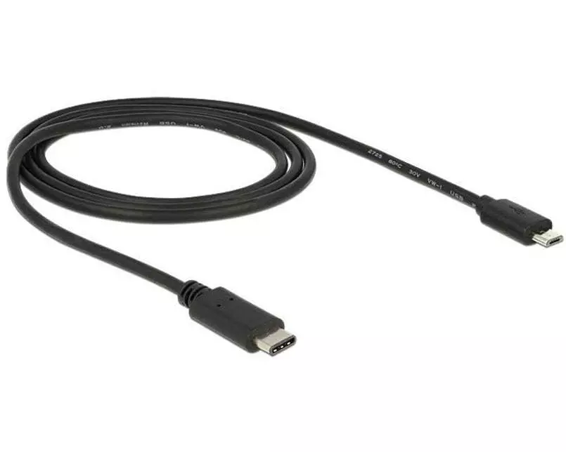 Delock USB 2.0-Kabel USB-C - Micro-USB B 1 m