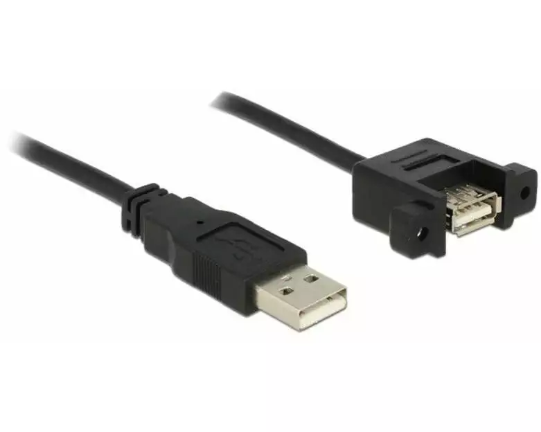 Delock USB 2.0-Einbaukabel USB A - USB A 1 m
