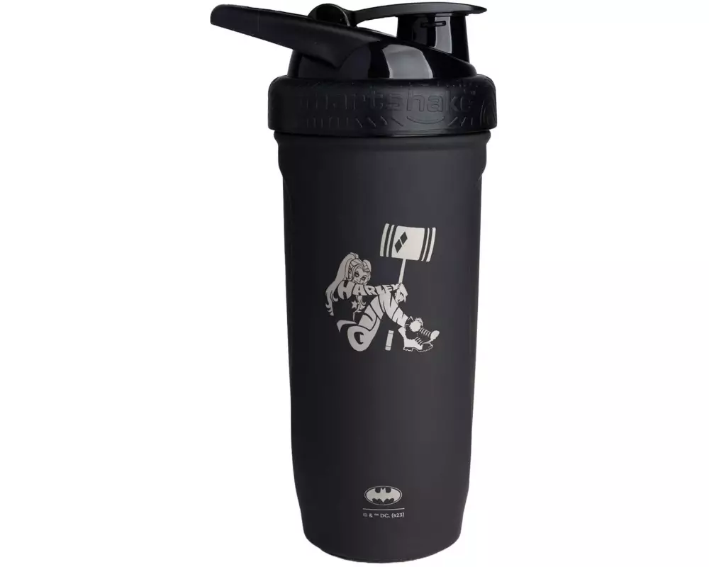 Smartshake Smartshake Reforce Harley Quinn Shaker 900 ml, Schwarz