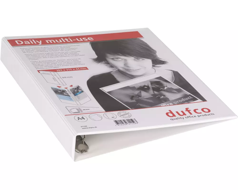 dufco Ringbuch 4.4 cm, Weiss