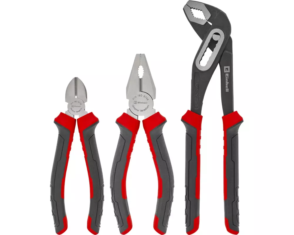 Einhell Zangenset 3-tlg. Chrom-Vanadium-Stahl 180 / 250 mm