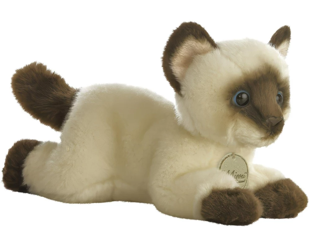 AURORA Plüsch MiYoni Siamese Cat 20 cm Siamese Cat Plüschtier 20 cm