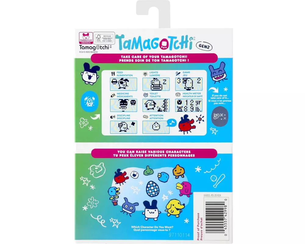 BANDAI Tamagotchi Gen2 Rot