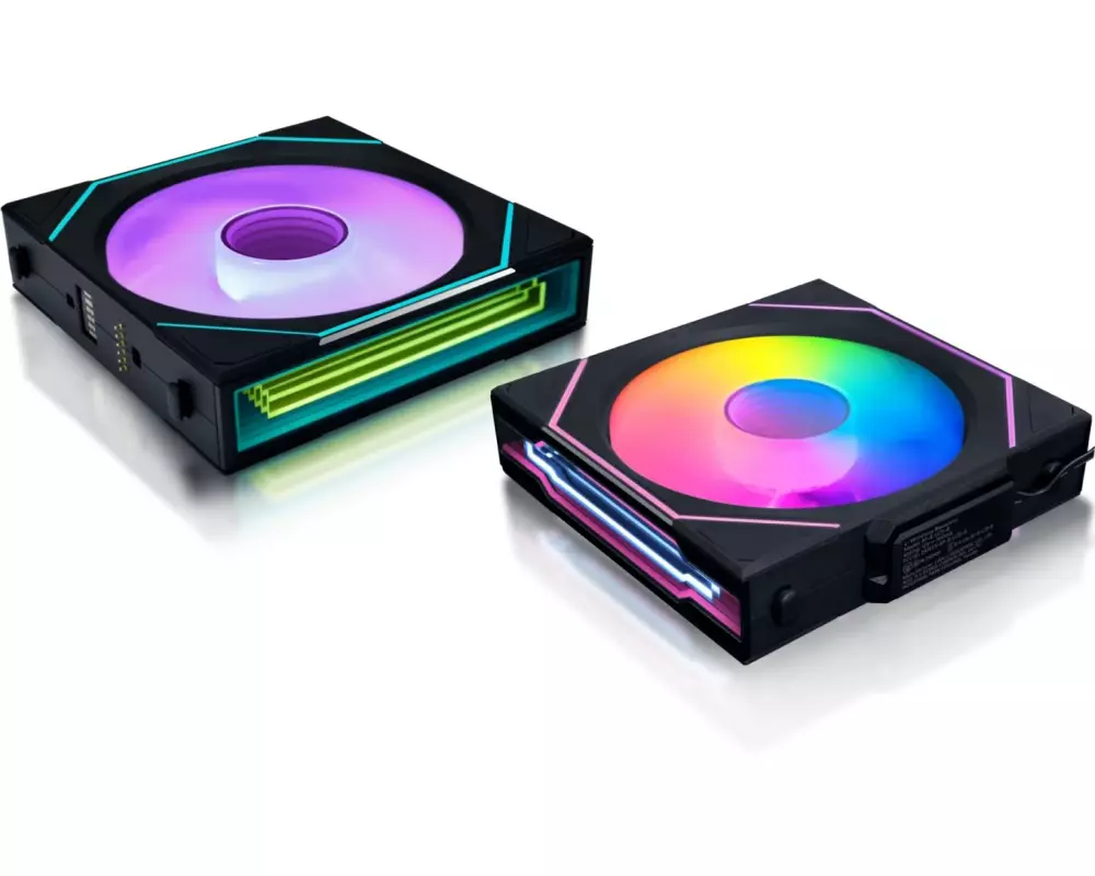 Lian Li PC-Lüfter UNI FAN SL120 RGB 3er-Pack, schwarz