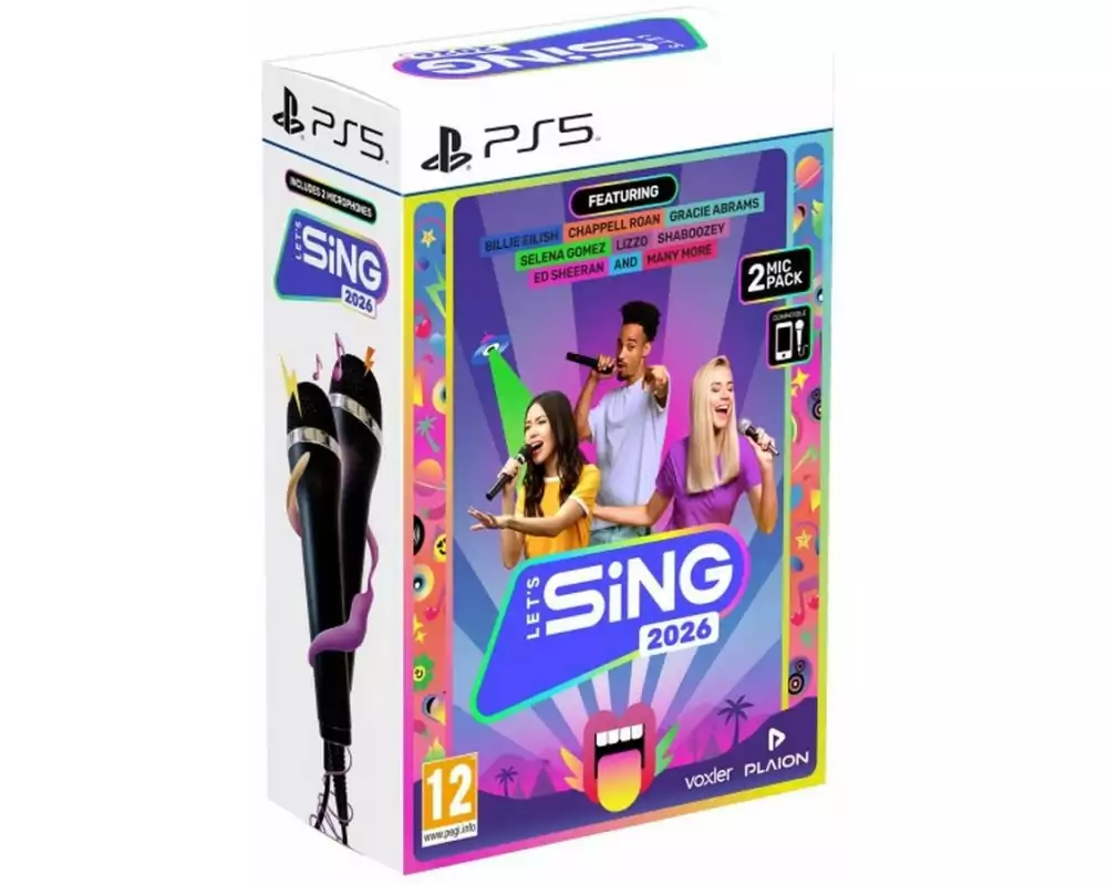 GAME Let's Sing 2026 + 2 Mics für PS5 International Version