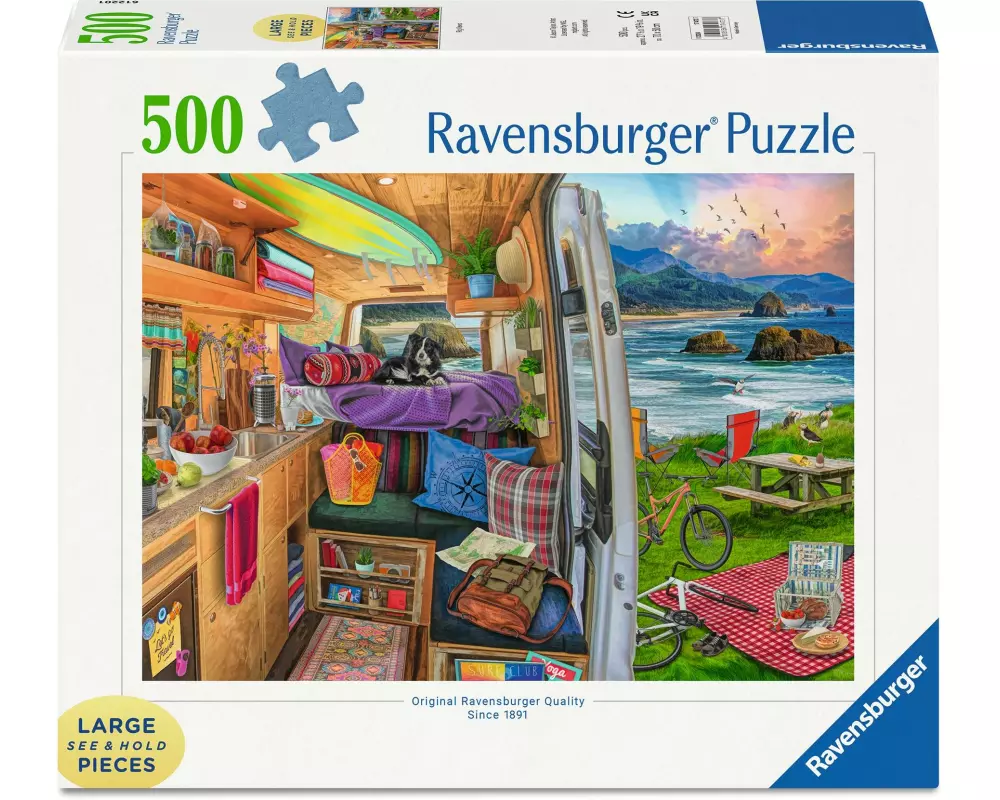 Ravensburger Puzzle Camping 500 Teile 50 x 70 cm