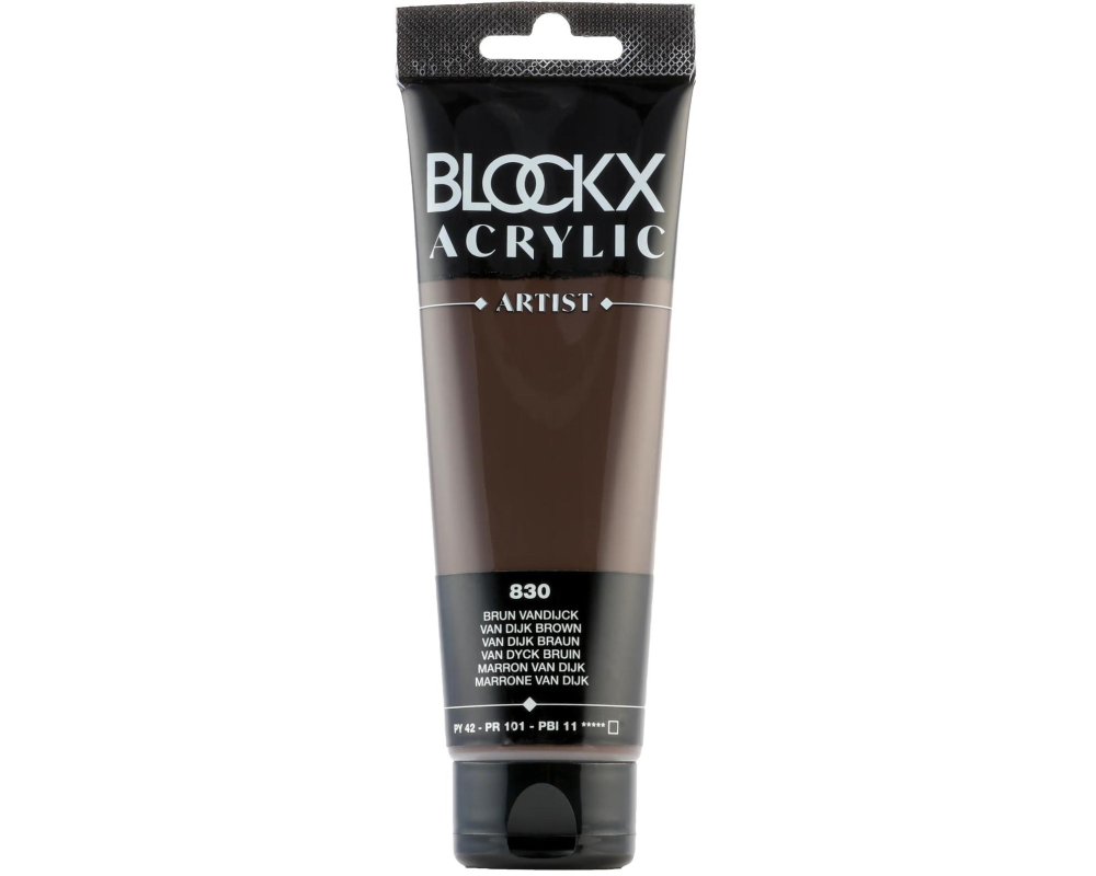 BLOCKX Acrylfarbe 120ml 60830BXC Van Dijk Braun