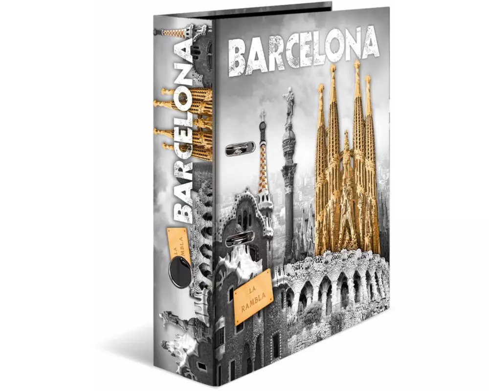 HERMA Ordner Barcelona 7 cm, Mehrfarbig