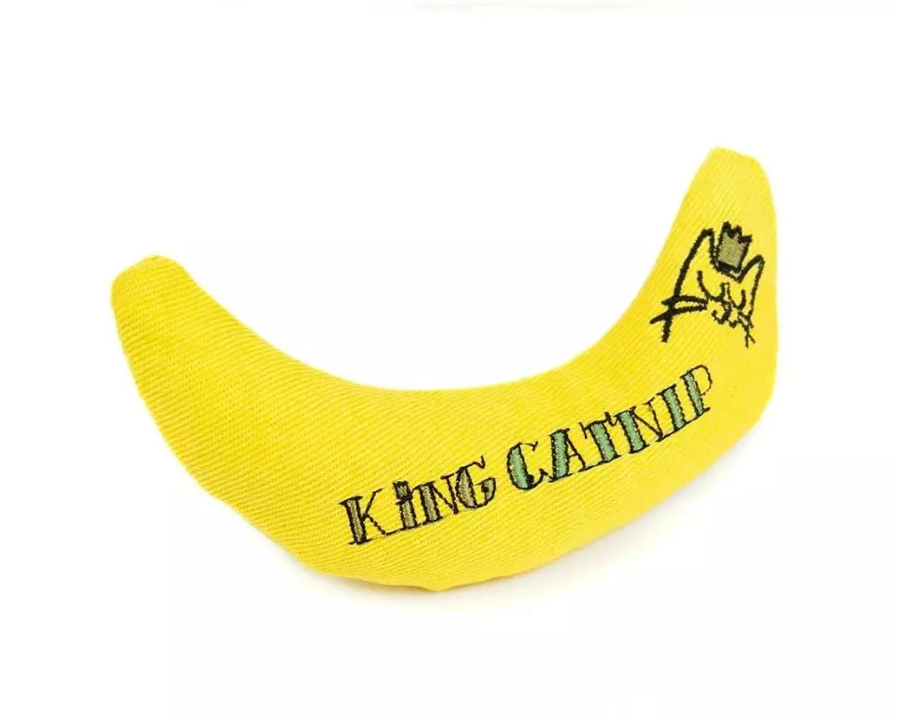 King Catnip Katzen-Spielzeug Banane 14 x 3 x 4.2 cm