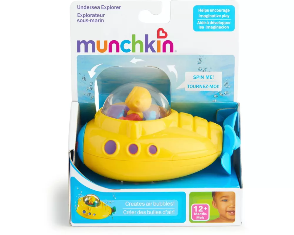 Munchkin Badespielzeug Unterwasser-Entdecker Gelb