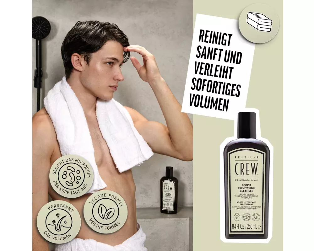 american crew Boost Pre-Styling Cleanser 250 ml