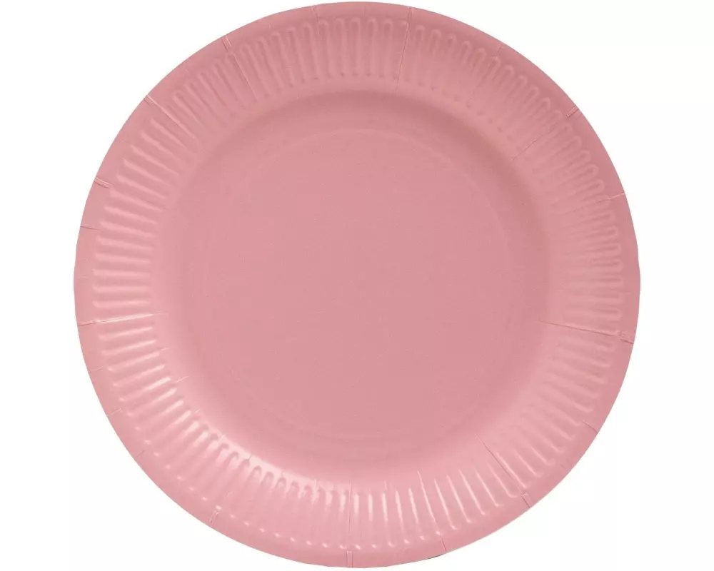 PRO nappe Einwegteller 23 cm, 20 Stück, Rosa