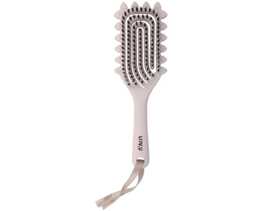 Parsa Beauty Lockenbürste Herz-Design beige
