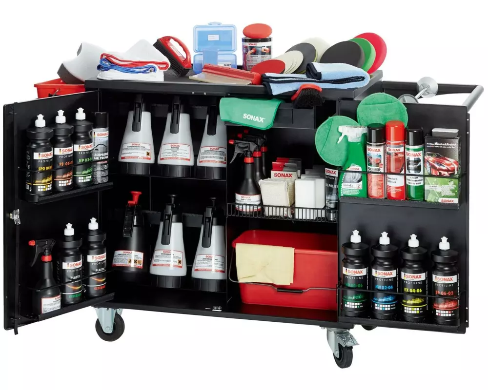 Sonax Werkstattwagen Profiline, leer und mobil