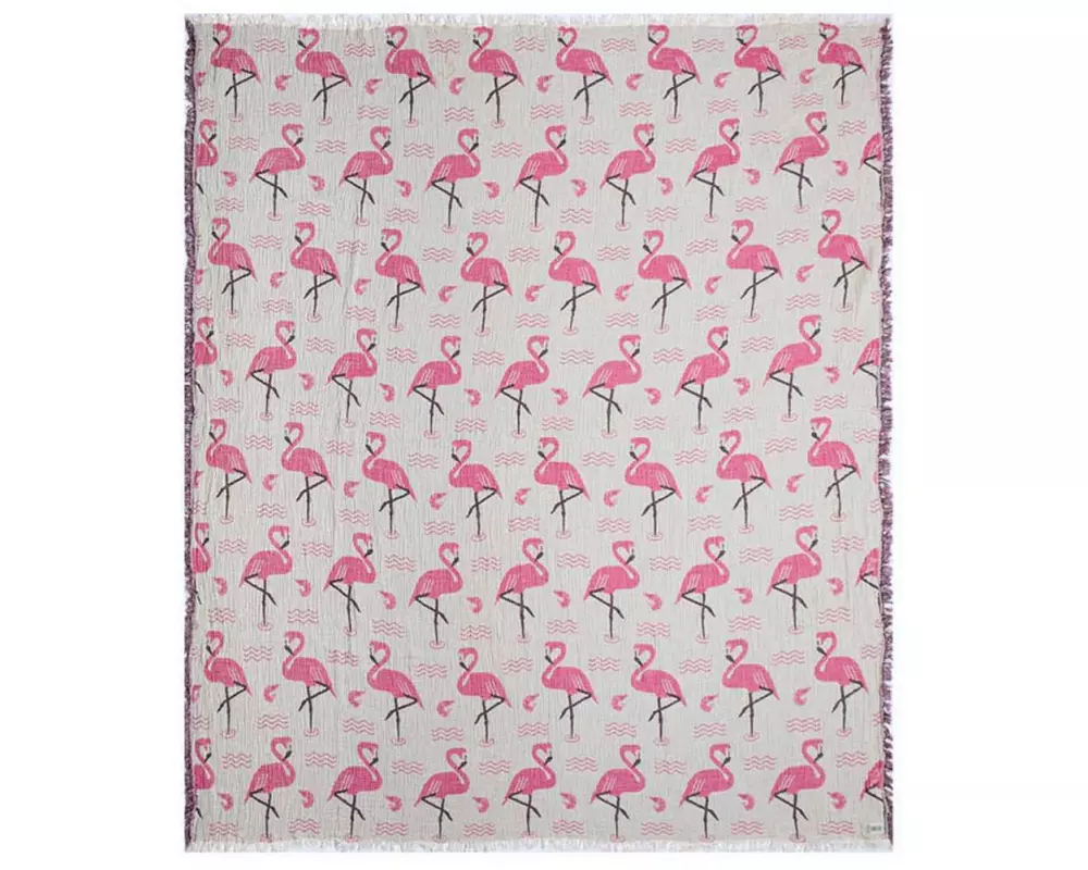 Haushaltsware PARTY BLANKET Flamingo Pink