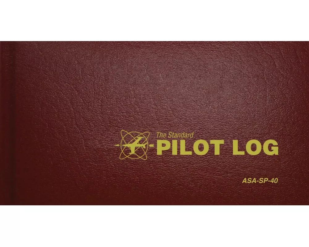 The Standard Pilot Log (Burgundy)