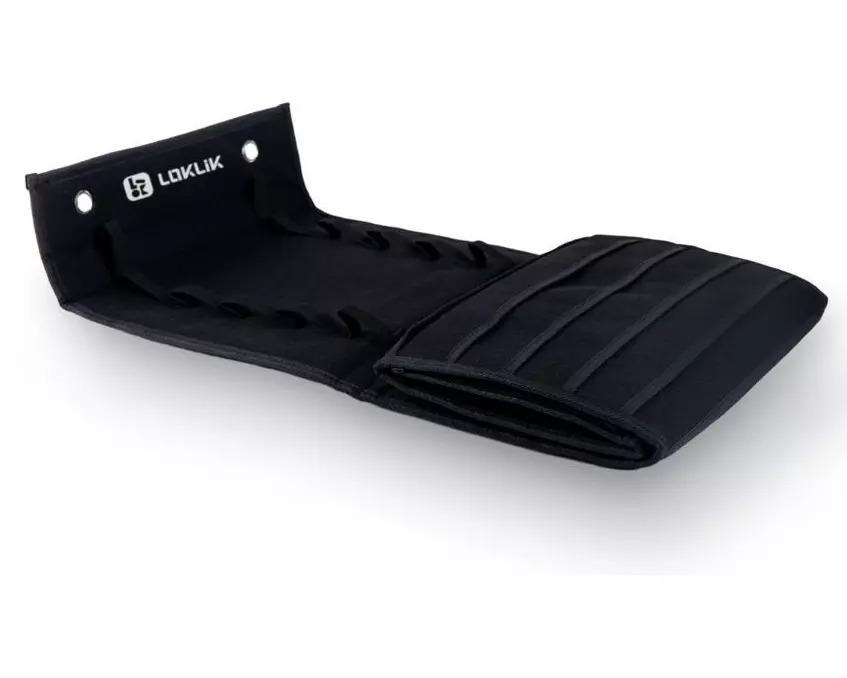 LOKLIK Vinylrollenhalter Schwarz, 24-teilig