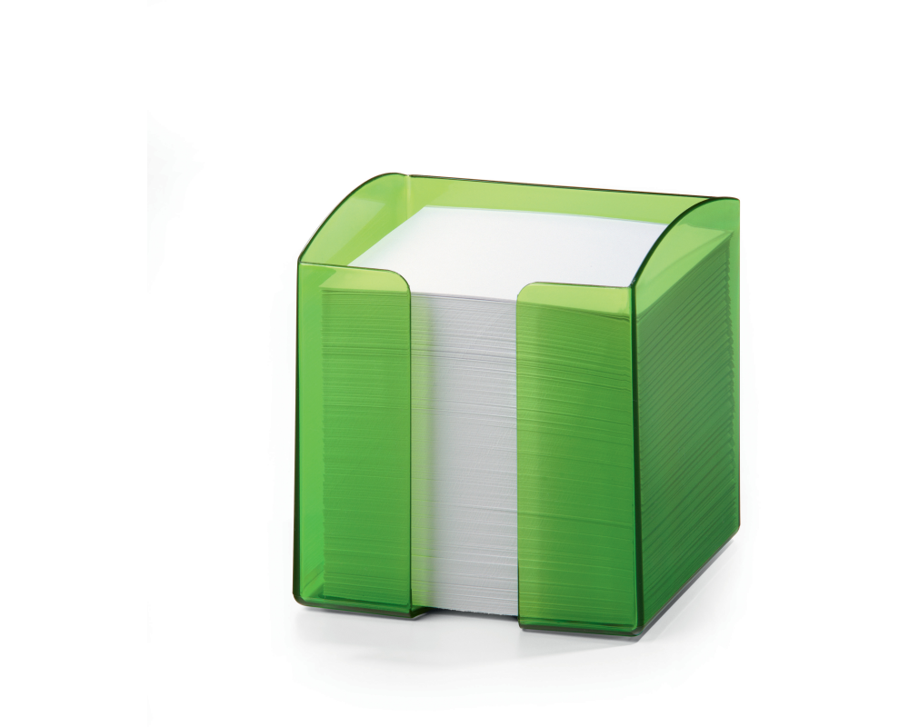 DURABLE Zettelbox Trend 10x10cm 1701682017 grün-transp.