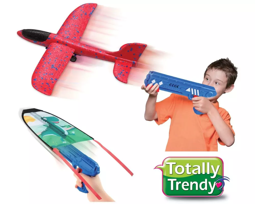 Totally Spielset Trendy 2 in 1 Kite und Glider Catapult
