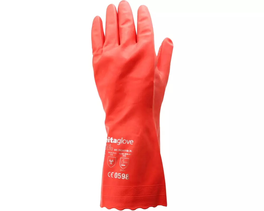 Weita Reinigungshandschuh Charlie Robusto XL 1 Stück, Rot