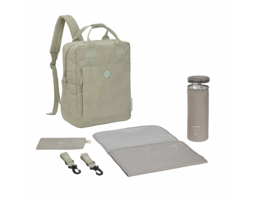Lässig Wickelrucksack Vividal Cord Light Khaki