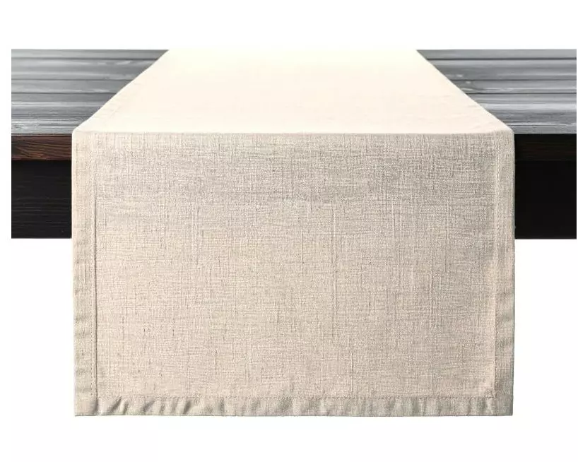 PROFLAX Tischläufer Leinen 50 x 150 cm, Kiesel