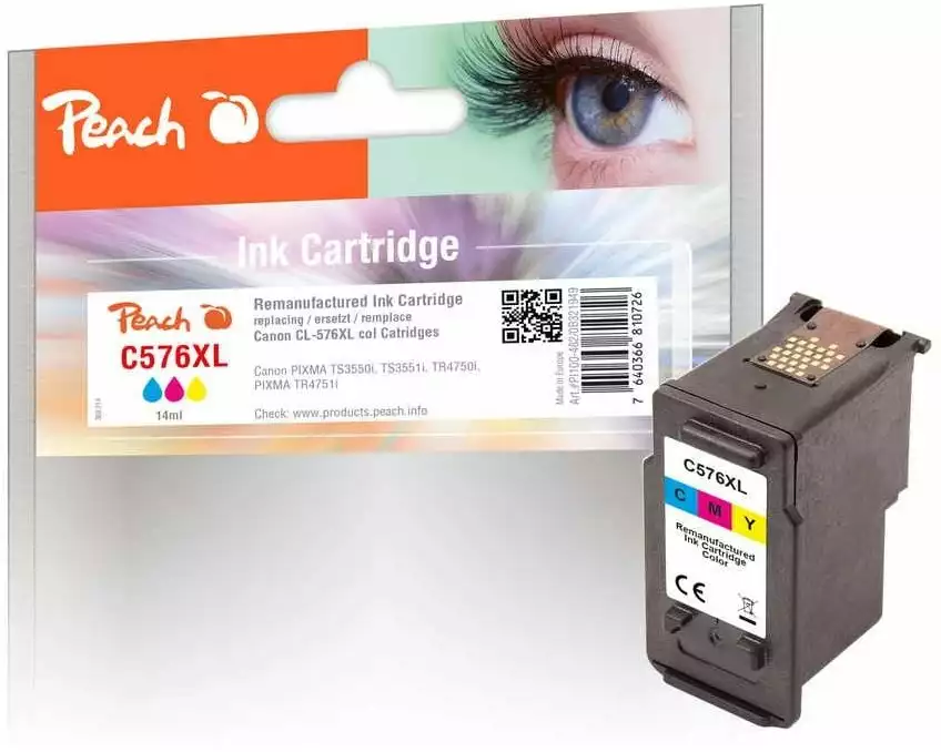 Peach Tinte Canon CL-576XL Color
